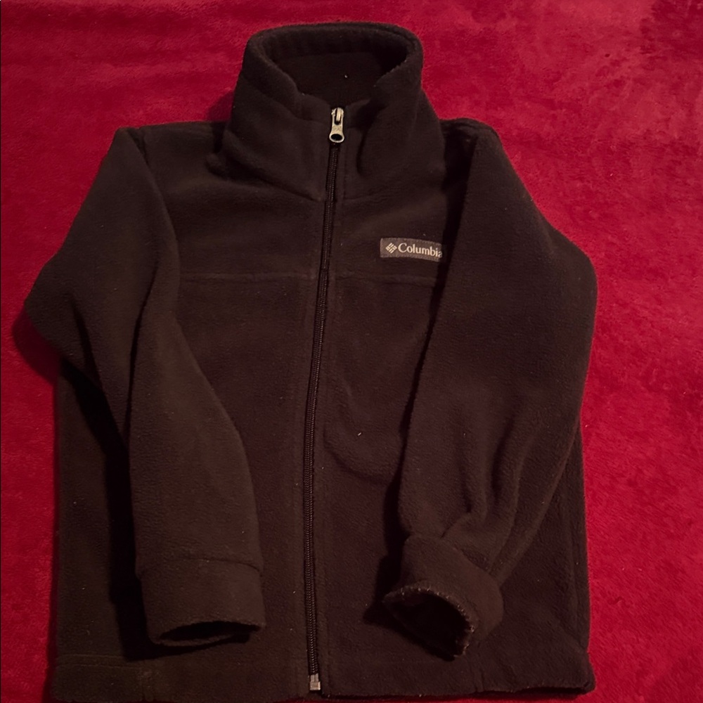Columbia Black Full-Zip Fleece Jacket